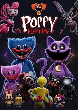 Poppy Playtime Characters Poster