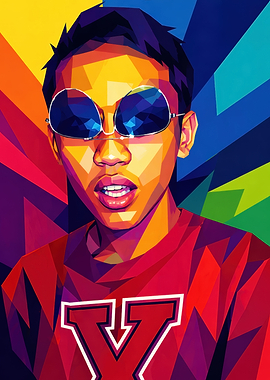 Pop Art Portrait of a Young Man