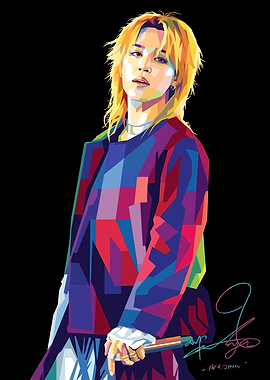 Jimin wpap pop art