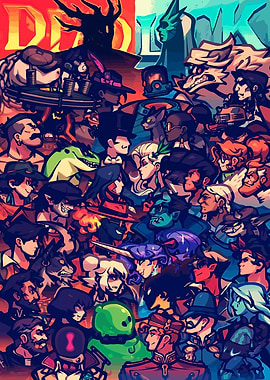 Diverse Characters Deadlock Illustration Art