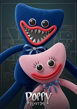 Poppy Playtime Huggy Wuggy and Kissy Missy