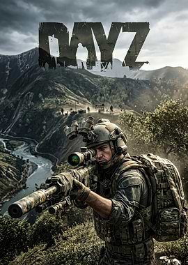 DayZ Soldier with Sniper Rifle