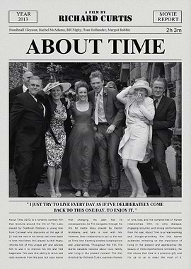 About Time Movie Poster