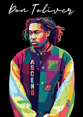 Don Toliver Pop Art Portrait