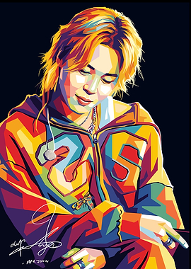 Jimin BTS Wpap art