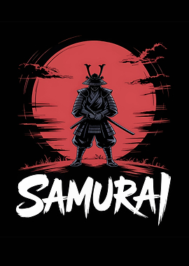 Samurai Warrior Silhouette