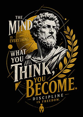 Stoic Philosophy Quote Art