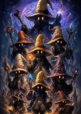 Black Mages from Final Fantasy