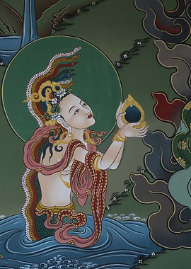 Goddess with Snakes and Mirror