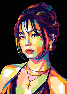 JENNIE OF BLACKPINK Pop Art