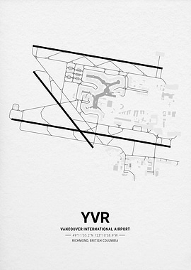 Vancouver International Airport Map