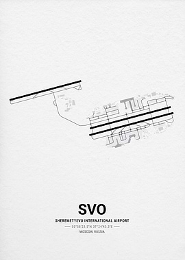 Sheremetyevo International Airport Map