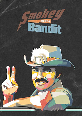 Smokey and the Bandit Pop Art Poster
