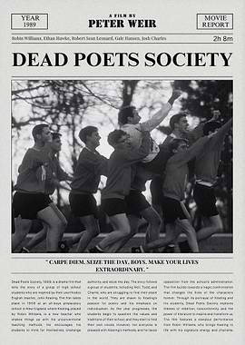 Dead Poets Society Movie Poster