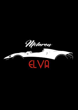 McLaren Elva Car Silhouette