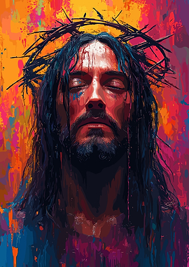 Jesus Christ with Crown of Thorns