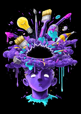 Creative Explosion in Head