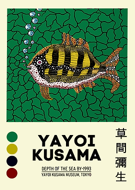 Yayoi Kusama Fish Art