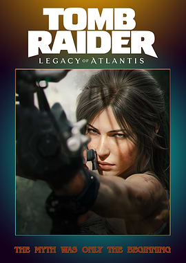 Lara Croft Aiming Bow in Tomb Raider