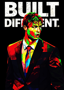 Cristiano RonaldoBuilt Different Pop Art Portrait