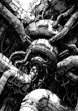 Intricate Mechanical Structure