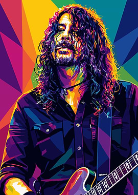 Dave Grohl Pop Art Portrait