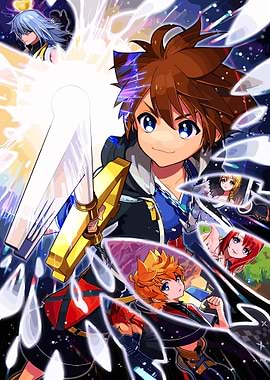 Kingdom Hearts Anime Art