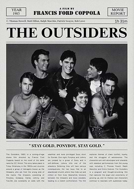 The Outsiders Movie Poster