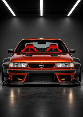 Modified Orange Opel Calibra