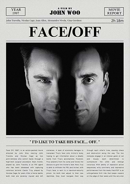 Face/Off Movie Poster