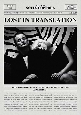 Lost in Translation Movie Poster