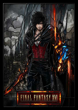 Final Fantasy XVI Stained Glass Art