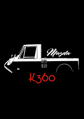 Mazda K360 Truck Silhouette