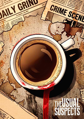The Usual Suspects Coffee and Crime Scene