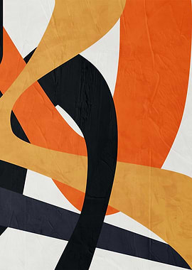 Abstract Geometric Shapes with Textured Background