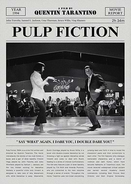 Pulp Fiction Movie Poster
