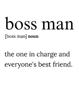 Boss Man Definition