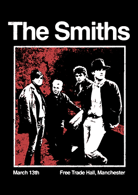 The Smiths Band Poster