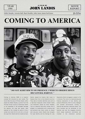 Coming to America Movie Poster