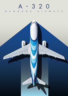 A-320 Bangkok Airways Blue Lotus