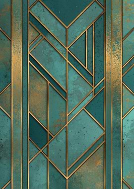 Art Deco Geometric Pattern