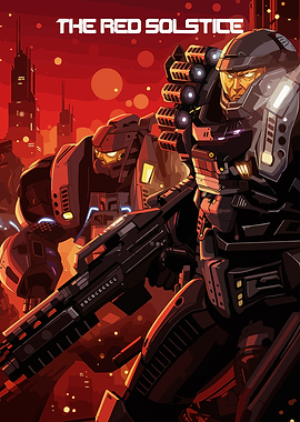 The Red Solstice Sci-Fi Art