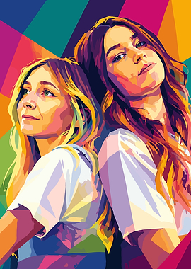 Wet Leg in Pop Art Style