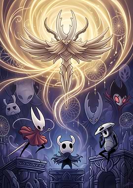 Hollow Knight Characters and The Radiance