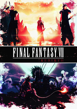 Final Fantasy VII Rebirth Poster