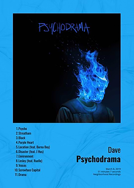 Dave Psychodrama Album Cover