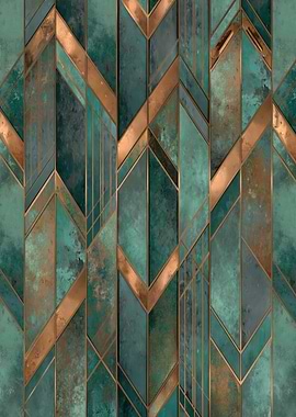 Art Deco Geometric Pattern