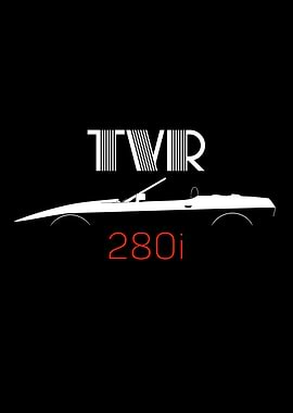 TVR 280i Car Silhouette
