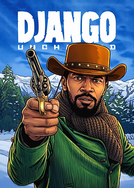 Django Unchained Western Movie Poster