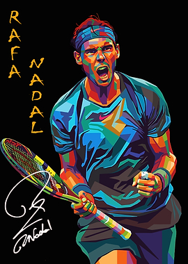 Rafa Nadal Pop Art